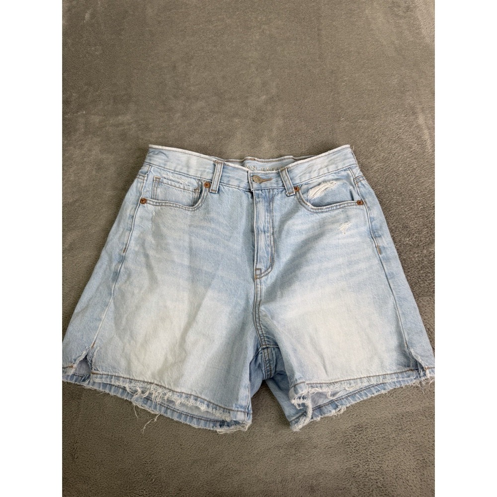 American Eagle Highest Rise Baggy Short Women's Size 4 Blue